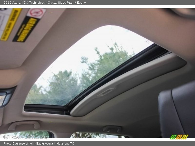 Crystal Black Pearl / Ebony 2010 Acura MDX Technology
