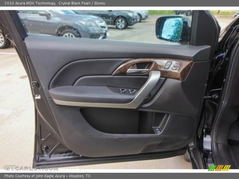 Crystal Black Pearl / Ebony 2010 Acura MDX Technology