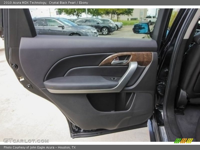 Crystal Black Pearl / Ebony 2010 Acura MDX Technology