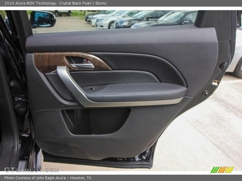 Crystal Black Pearl / Ebony 2010 Acura MDX Technology