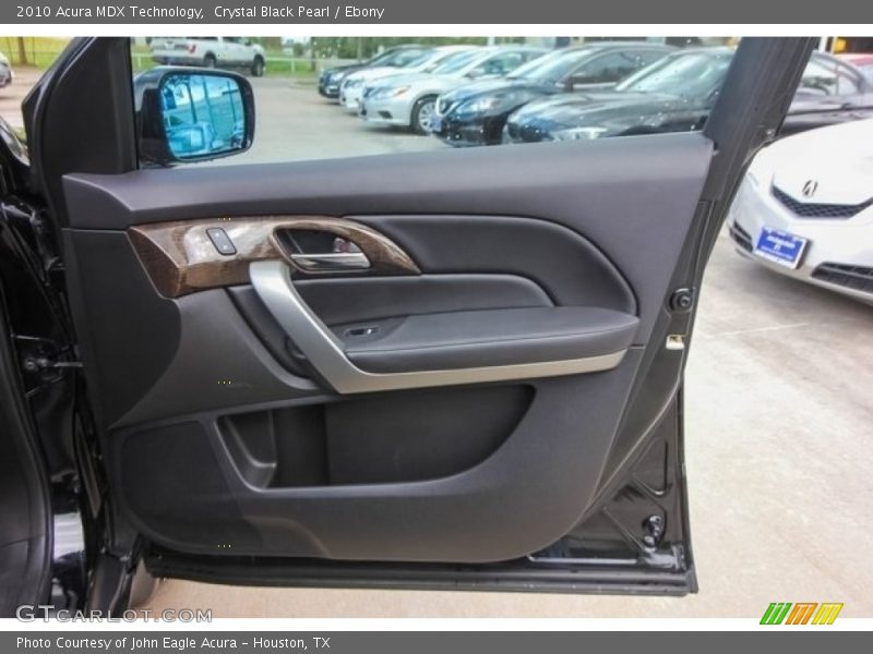 Crystal Black Pearl / Ebony 2010 Acura MDX Technology