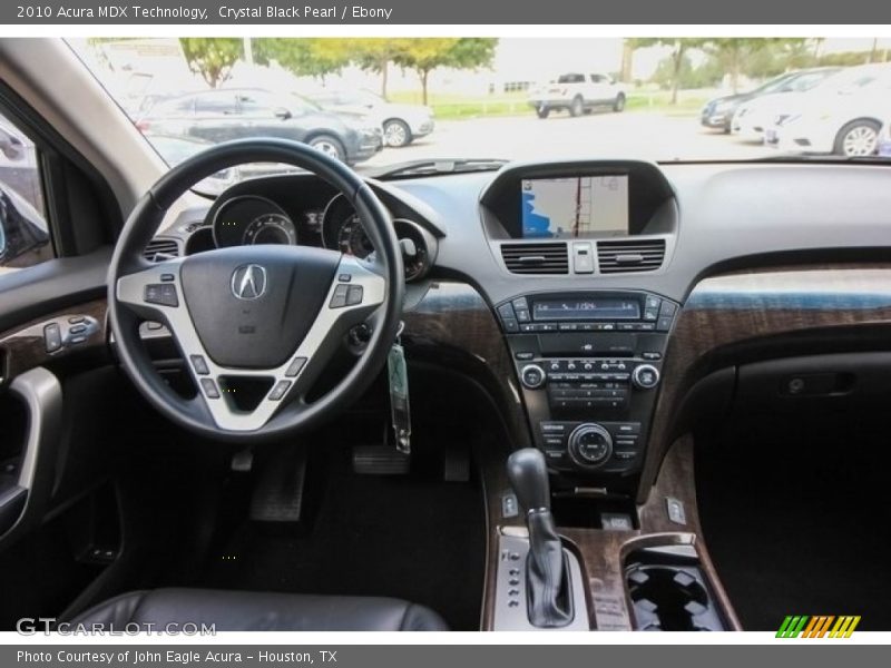 Crystal Black Pearl / Ebony 2010 Acura MDX Technology
