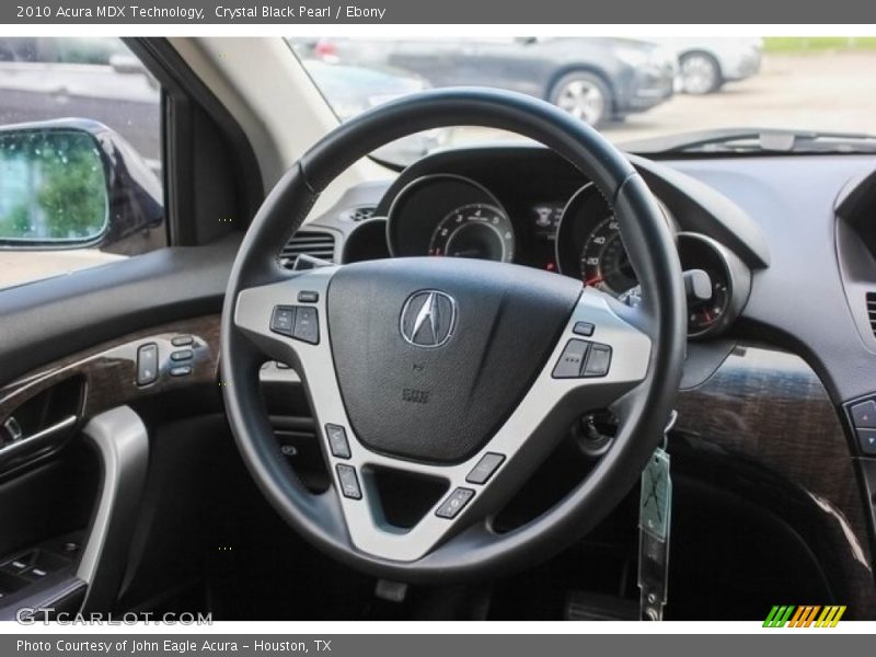 Crystal Black Pearl / Ebony 2010 Acura MDX Technology