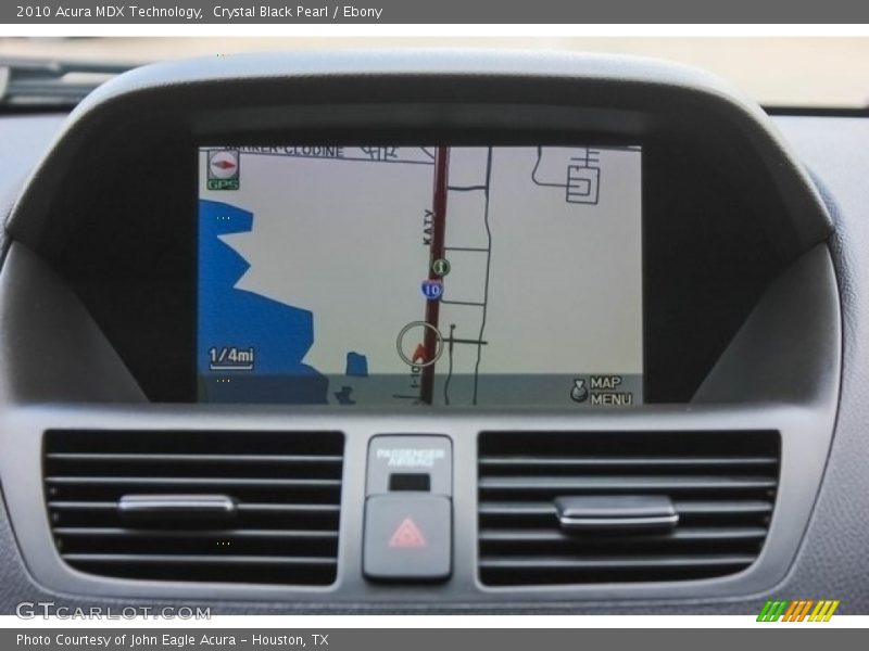 Crystal Black Pearl / Ebony 2010 Acura MDX Technology