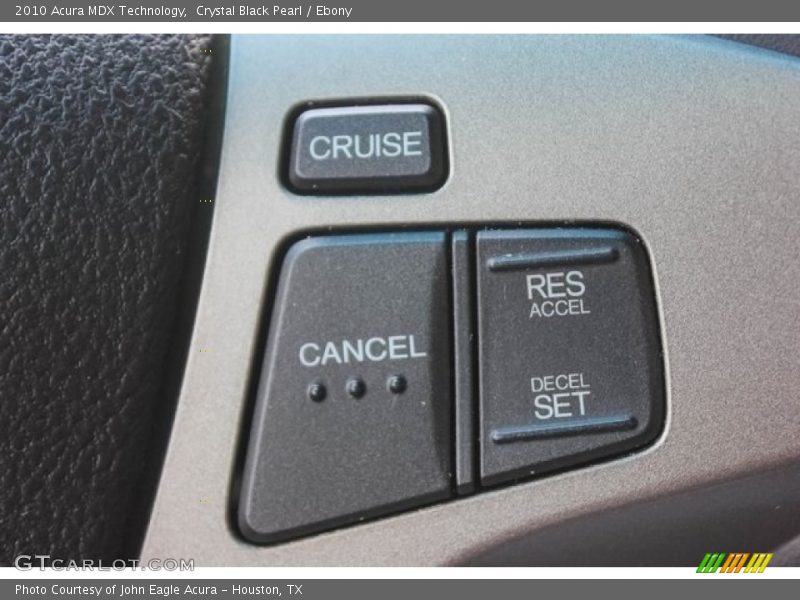 Crystal Black Pearl / Ebony 2010 Acura MDX Technology