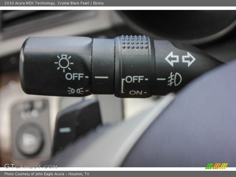Crystal Black Pearl / Ebony 2010 Acura MDX Technology