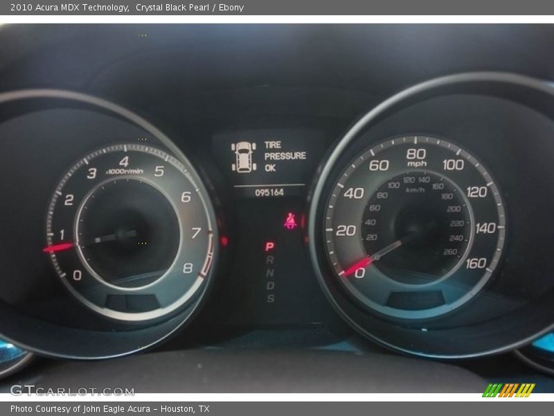 Crystal Black Pearl / Ebony 2010 Acura MDX Technology