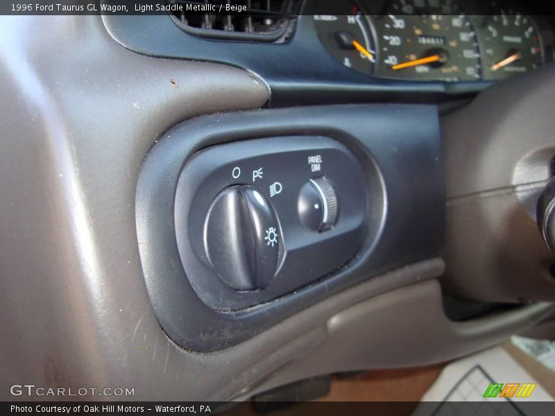 Light Saddle Metallic / Beige 1996 Ford Taurus GL Wagon