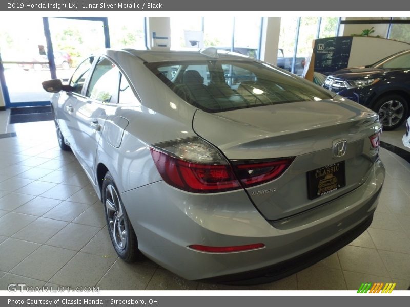 Lunar Silver Metallic / Black 2019 Honda Insight LX