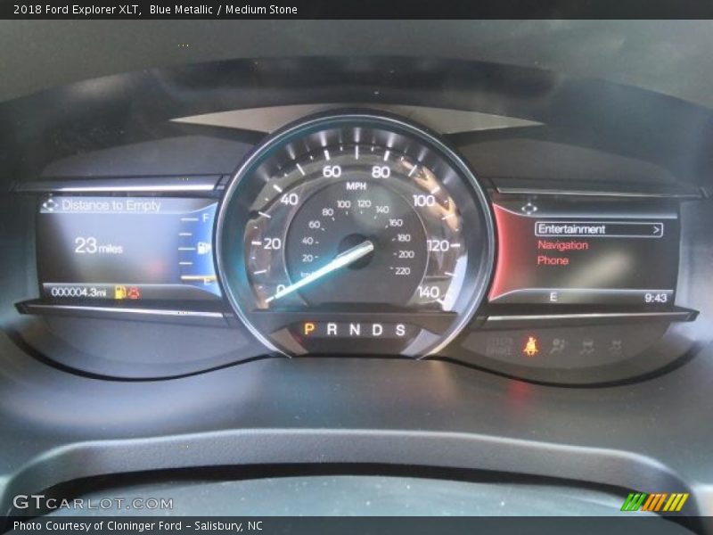 Blue Metallic / Medium Stone 2018 Ford Explorer XLT