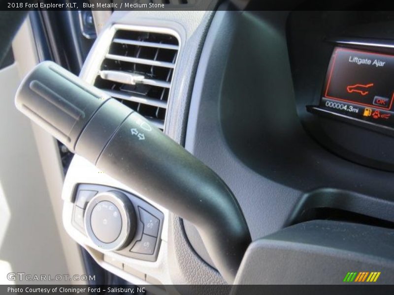 Blue Metallic / Medium Stone 2018 Ford Explorer XLT