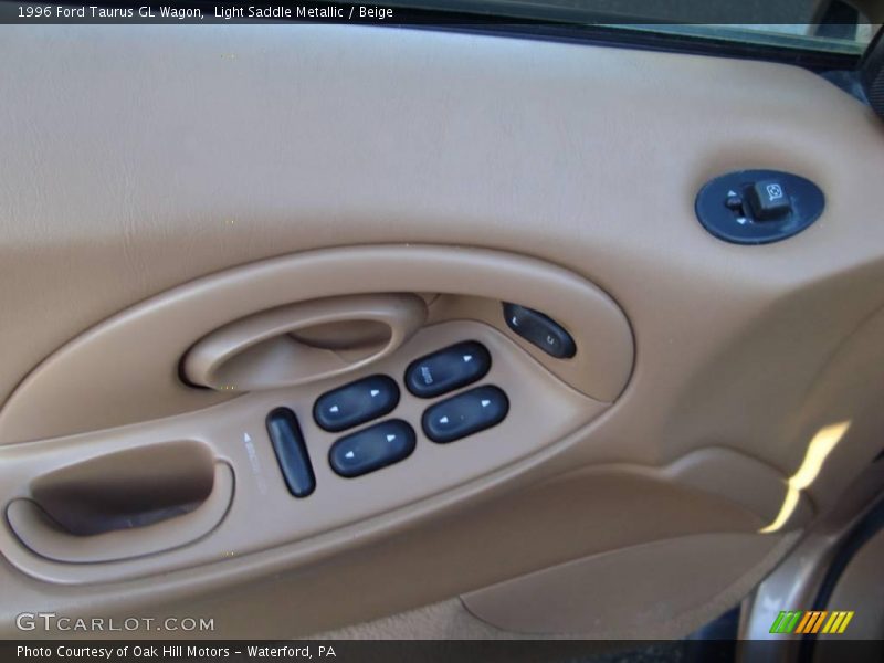Light Saddle Metallic / Beige 1996 Ford Taurus GL Wagon
