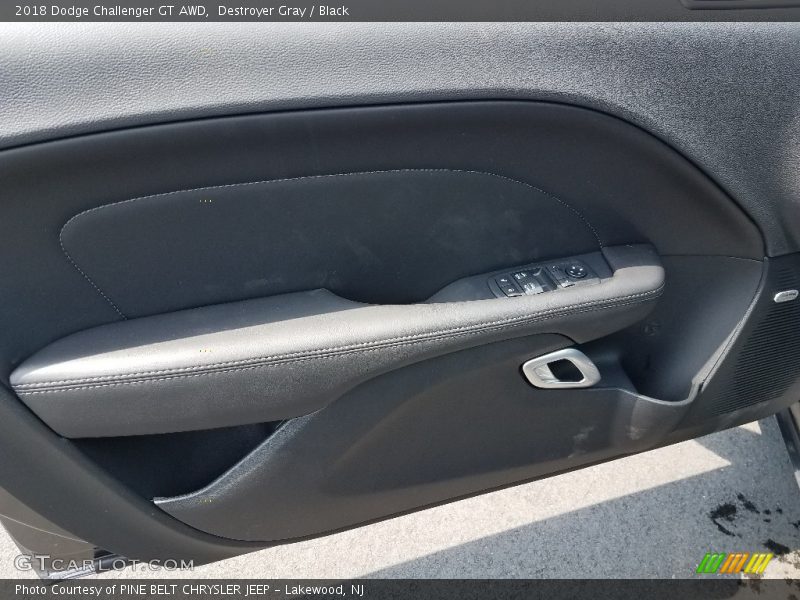 Destroyer Gray / Black 2018 Dodge Challenger GT AWD