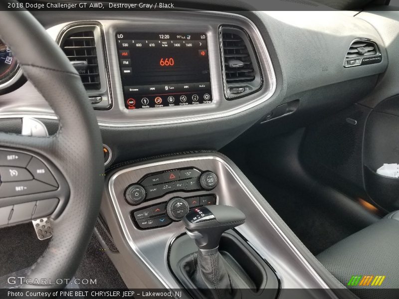 Destroyer Gray / Black 2018 Dodge Challenger GT AWD