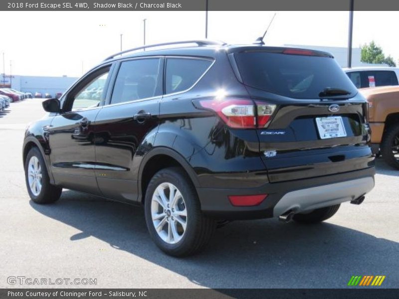 Shadow Black / Charcoal Black 2018 Ford Escape SEL 4WD