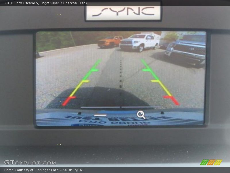 Ingot Silver / Charcoal Black 2018 Ford Escape S