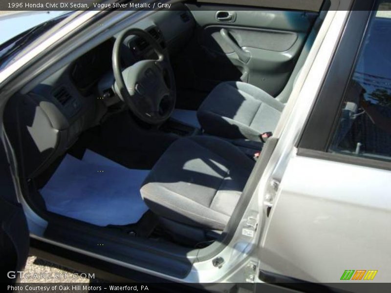 Vogue Silver Metallic / Gray 1996 Honda Civic DX Sedan