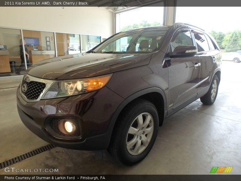 Dark Cherry / Black 2011 Kia Sorento LX AWD