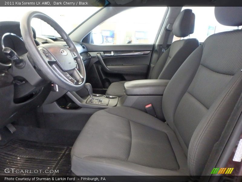 Dark Cherry / Black 2011 Kia Sorento LX AWD