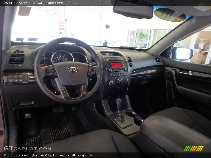 Dark Cherry / Black 2011 Kia Sorento LX AWD