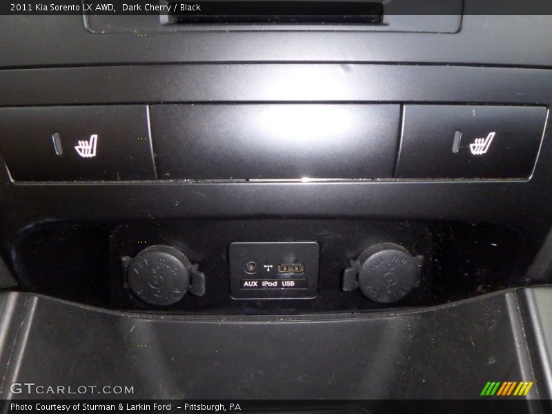 Dark Cherry / Black 2011 Kia Sorento LX AWD