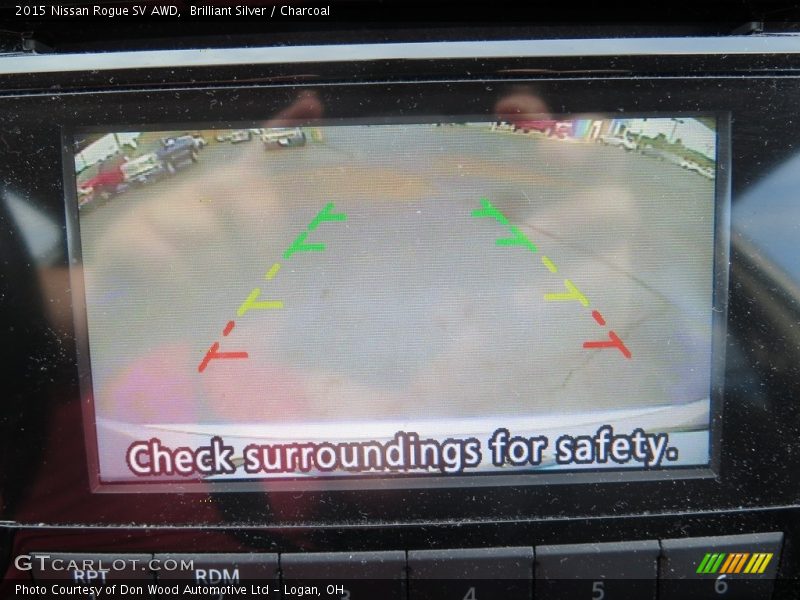 Brilliant Silver / Charcoal 2015 Nissan Rogue SV AWD
