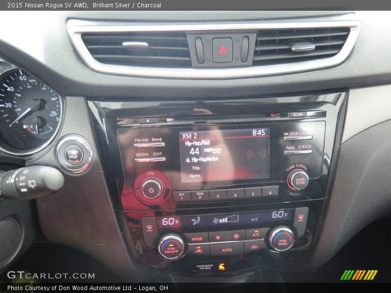 Brilliant Silver / Charcoal 2015 Nissan Rogue SV AWD