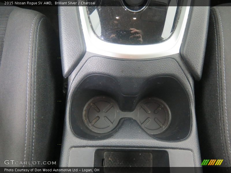 Brilliant Silver / Charcoal 2015 Nissan Rogue SV AWD