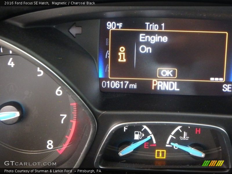Magnetic / Charcoal Black 2016 Ford Focus SE Hatch