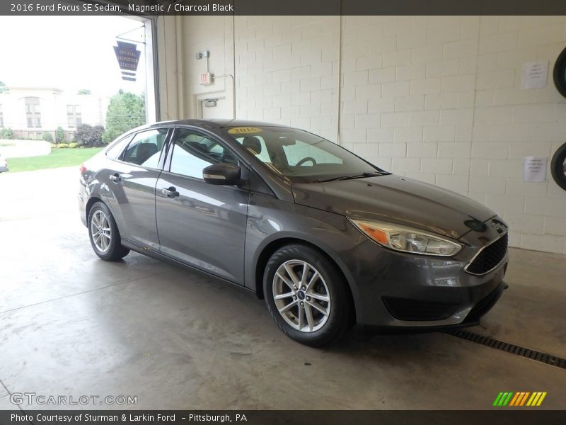 Magnetic / Charcoal Black 2016 Ford Focus SE Sedan