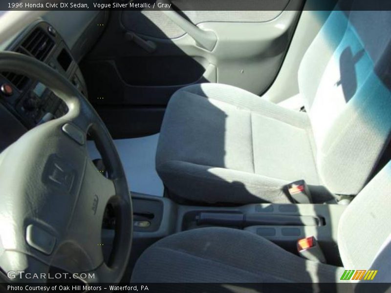 Vogue Silver Metallic / Gray 1996 Honda Civic DX Sedan