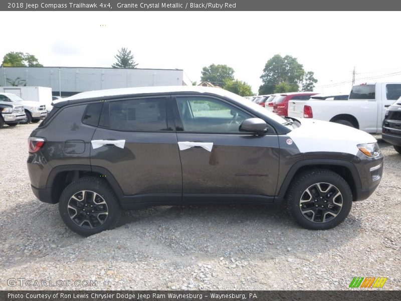 Granite Crystal Metallic / Black/Ruby Red 2018 Jeep Compass Trailhawk 4x4