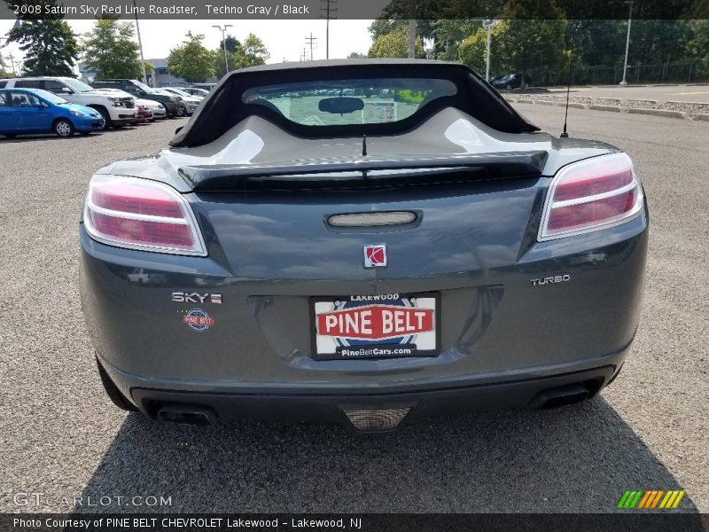 Techno Gray / Black 2008 Saturn Sky Red Line Roadster