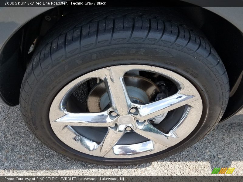 Techno Gray / Black 2008 Saturn Sky Red Line Roadster