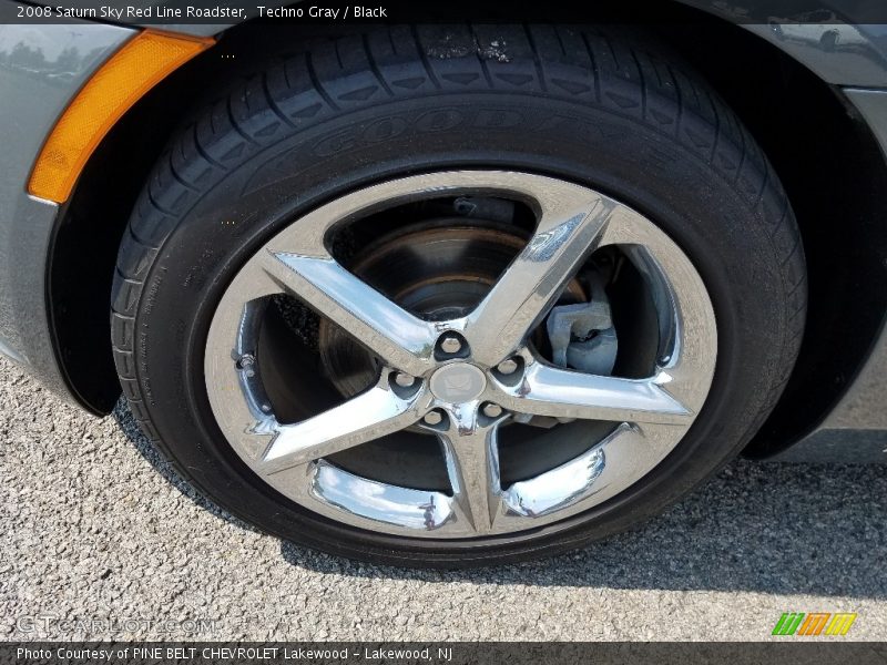 Techno Gray / Black 2008 Saturn Sky Red Line Roadster