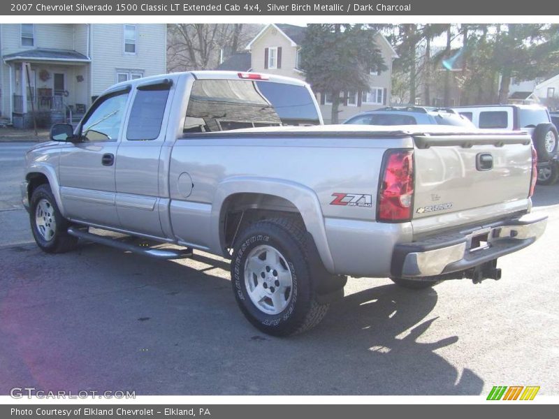 Silver Birch Metallic / Dark Charcoal 2007 Chevrolet Silverado 1500 Classic LT Extended Cab 4x4