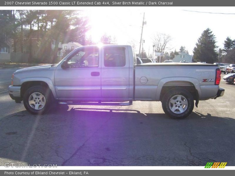 Silver Birch Metallic / Dark Charcoal 2007 Chevrolet Silverado 1500 Classic LT Extended Cab 4x4