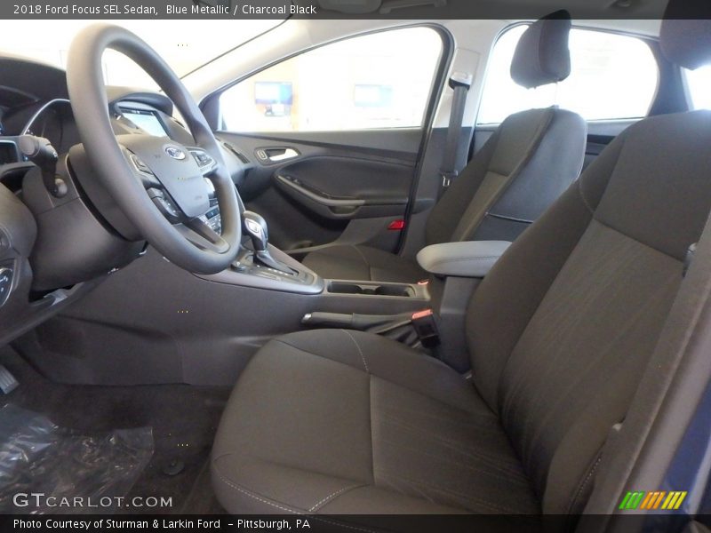 Blue Metallic / Charcoal Black 2018 Ford Focus SEL Sedan