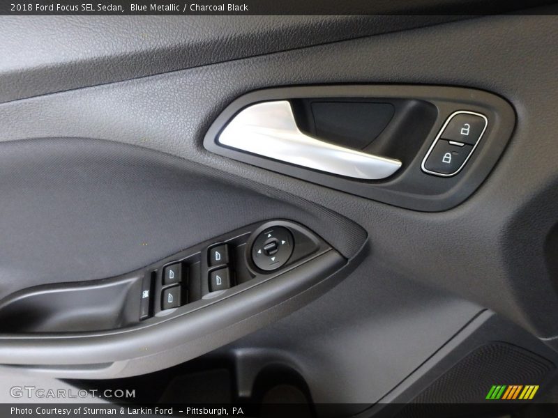 Blue Metallic / Charcoal Black 2018 Ford Focus SEL Sedan