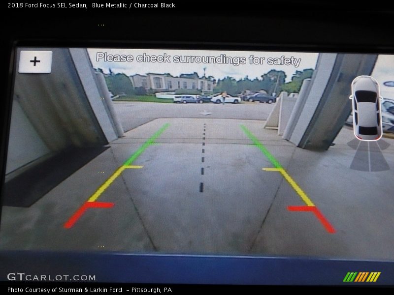 Blue Metallic / Charcoal Black 2018 Ford Focus SEL Sedan