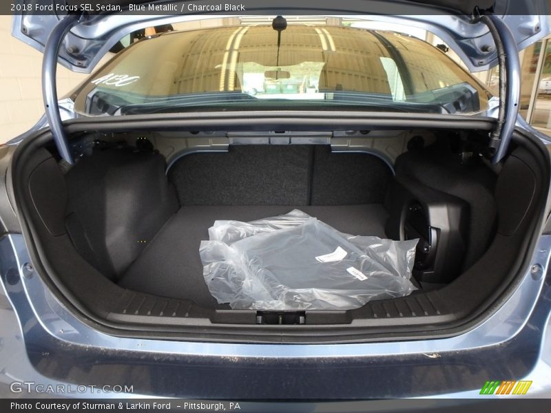 Blue Metallic / Charcoal Black 2018 Ford Focus SEL Sedan