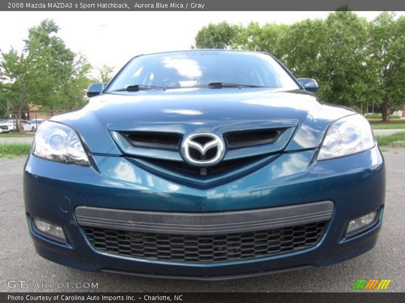 Aurora Blue Mica / Gray 2008 Mazda MAZDA3 s Sport Hatchback