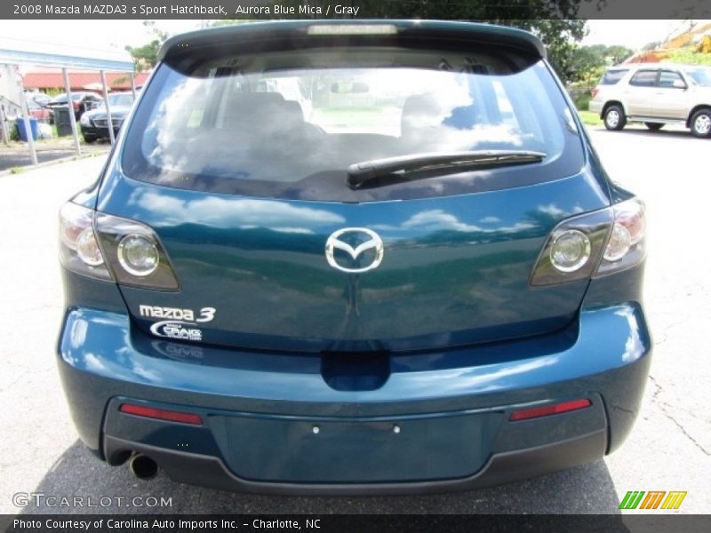 Aurora Blue Mica / Gray 2008 Mazda MAZDA3 s Sport Hatchback