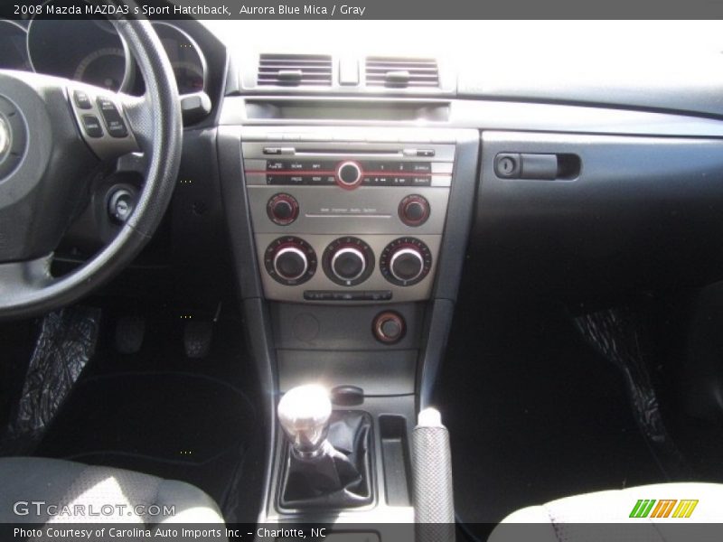 Aurora Blue Mica / Gray 2008 Mazda MAZDA3 s Sport Hatchback