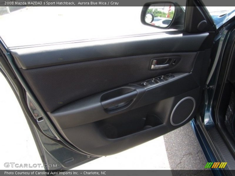 Aurora Blue Mica / Gray 2008 Mazda MAZDA3 s Sport Hatchback