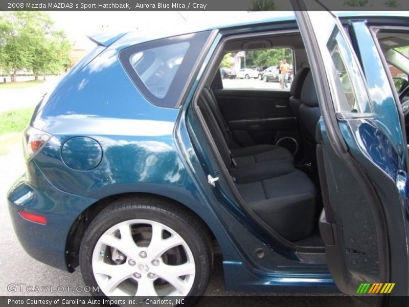 Aurora Blue Mica / Gray 2008 Mazda MAZDA3 s Sport Hatchback