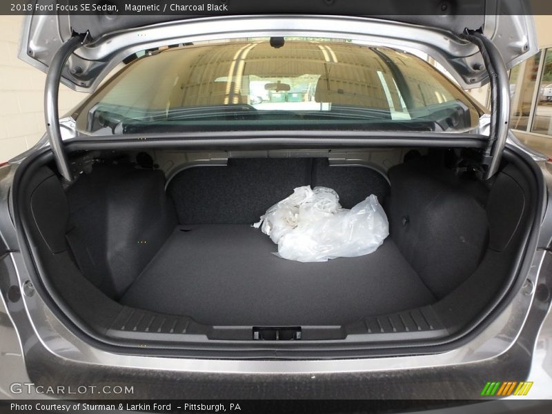 Magnetic / Charcoal Black 2018 Ford Focus SE Sedan