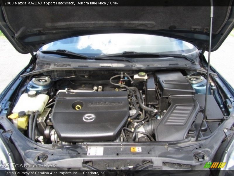 Aurora Blue Mica / Gray 2008 Mazda MAZDA3 s Sport Hatchback