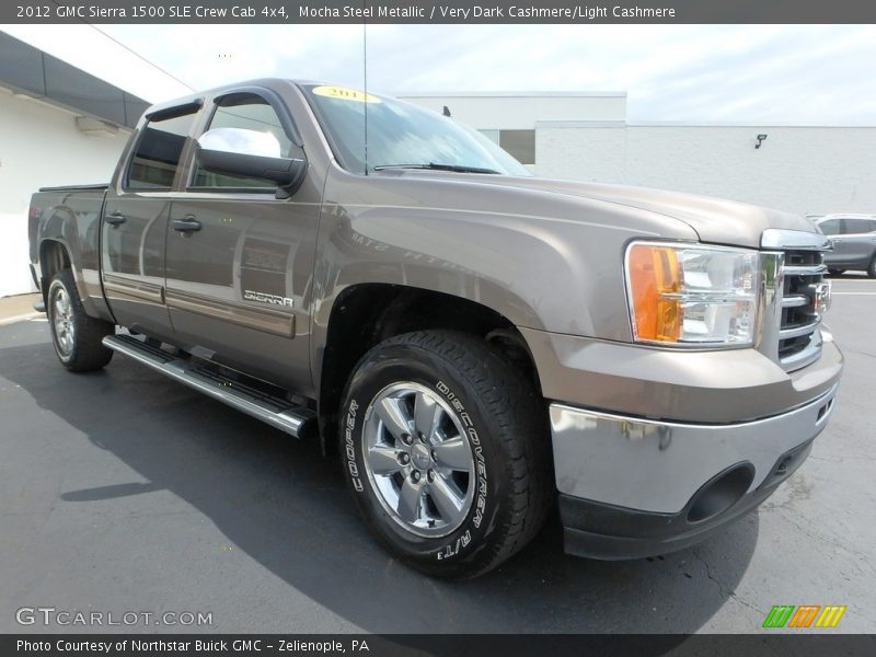 Mocha Steel Metallic / Very Dark Cashmere/Light Cashmere 2012 GMC Sierra 1500 SLE Crew Cab 4x4
