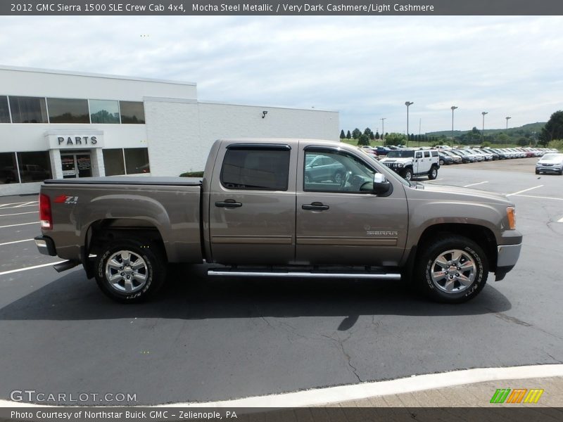 Mocha Steel Metallic / Very Dark Cashmere/Light Cashmere 2012 GMC Sierra 1500 SLE Crew Cab 4x4